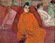 Henri de toulouse-lautrec The Divan oil on canvas